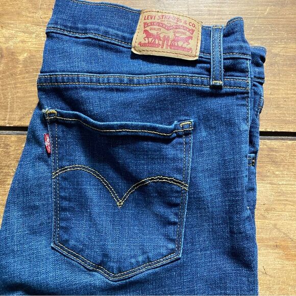 Levi’s 724 High Rise Straight Leg Jeans Size 33 - Picture 2 of 7